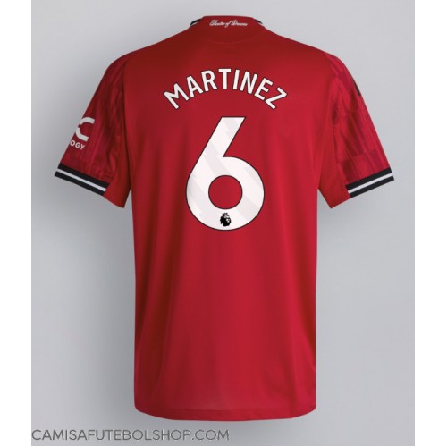 Camisa de time de futebol Manchester United Lisandro Martinez #6 Replicas 1º Equipamento 2025-26 Manga Curta